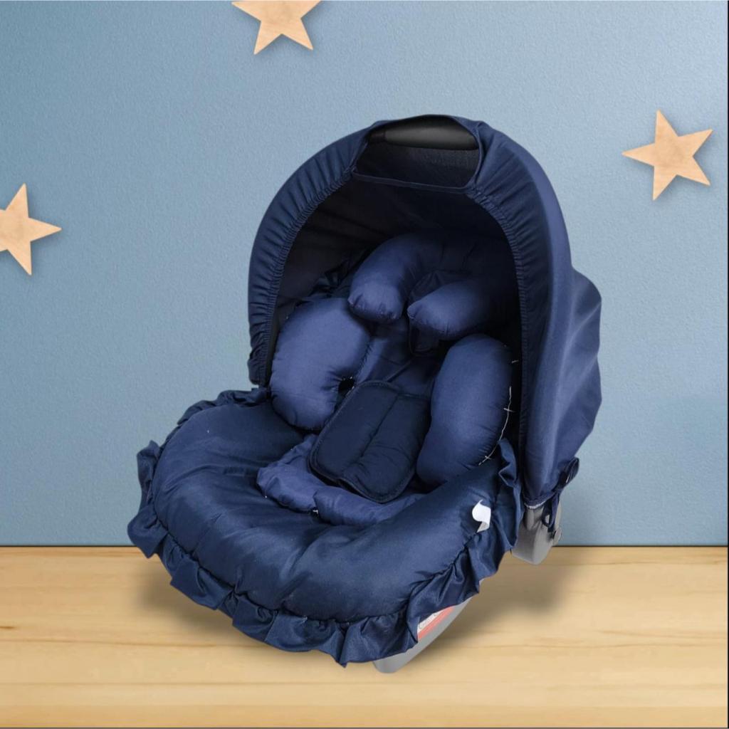 Kit 5 peças para bebê conforto Capa Protetor Cinto Capota Redutor 0-13 kg Galzerano Cosco Burigotto