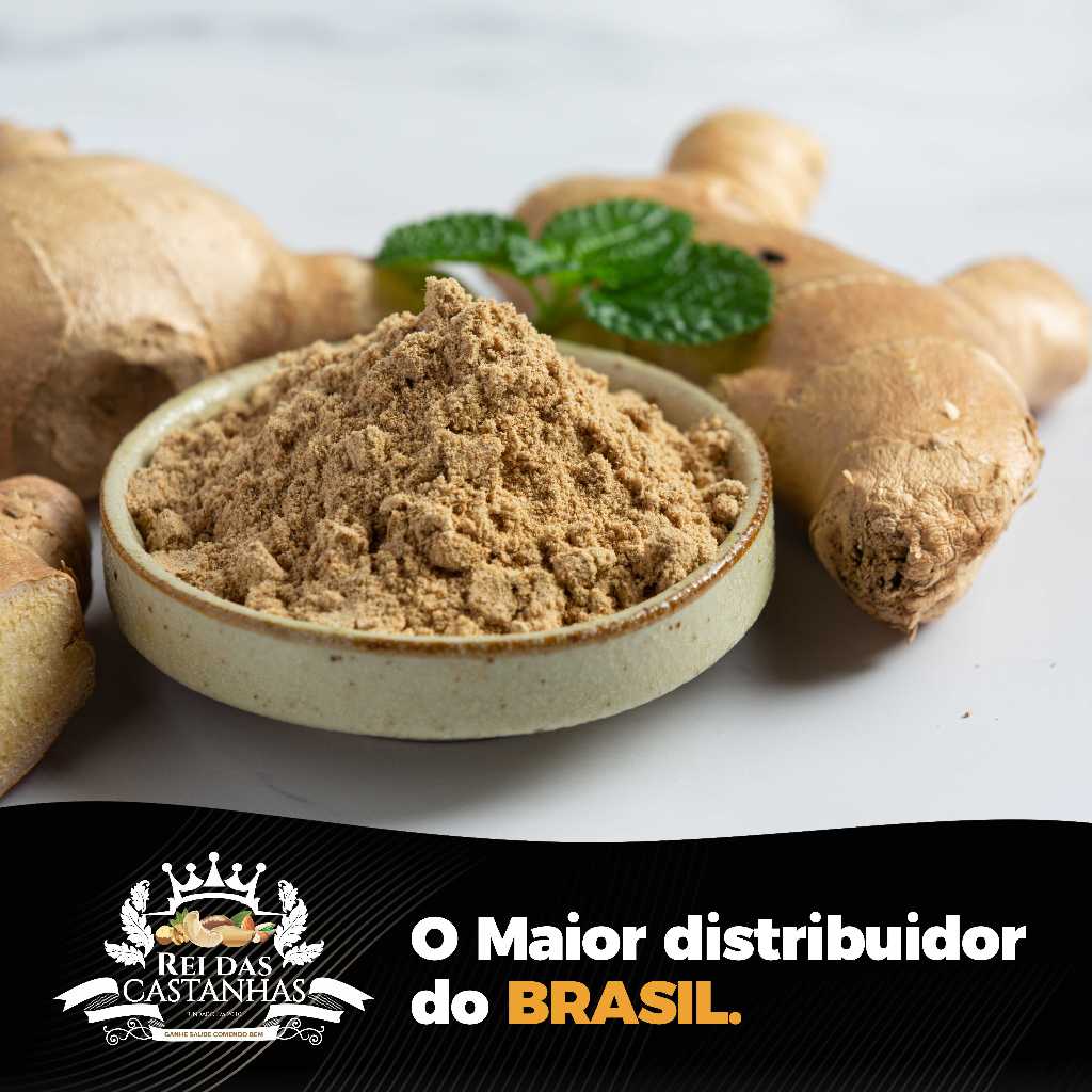 Gengibre em Pó [COM ATM] - 500G - Indústria Rei das Castanhas — imagem 2 de 2