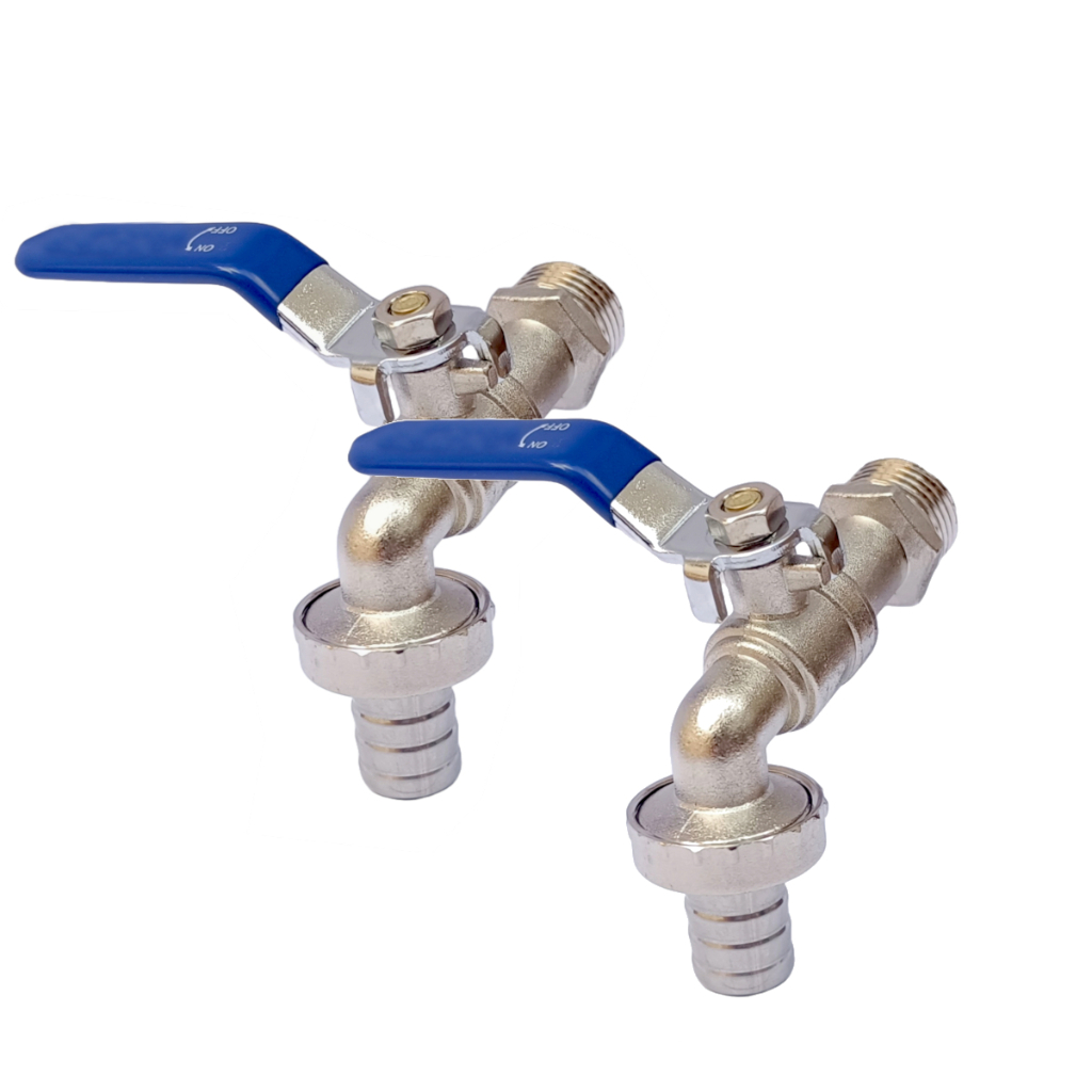 Kit 2 Torneira de Jardim Tanque Quintal Esfera Metal 1/2 Polegada em Oferta na Shopee