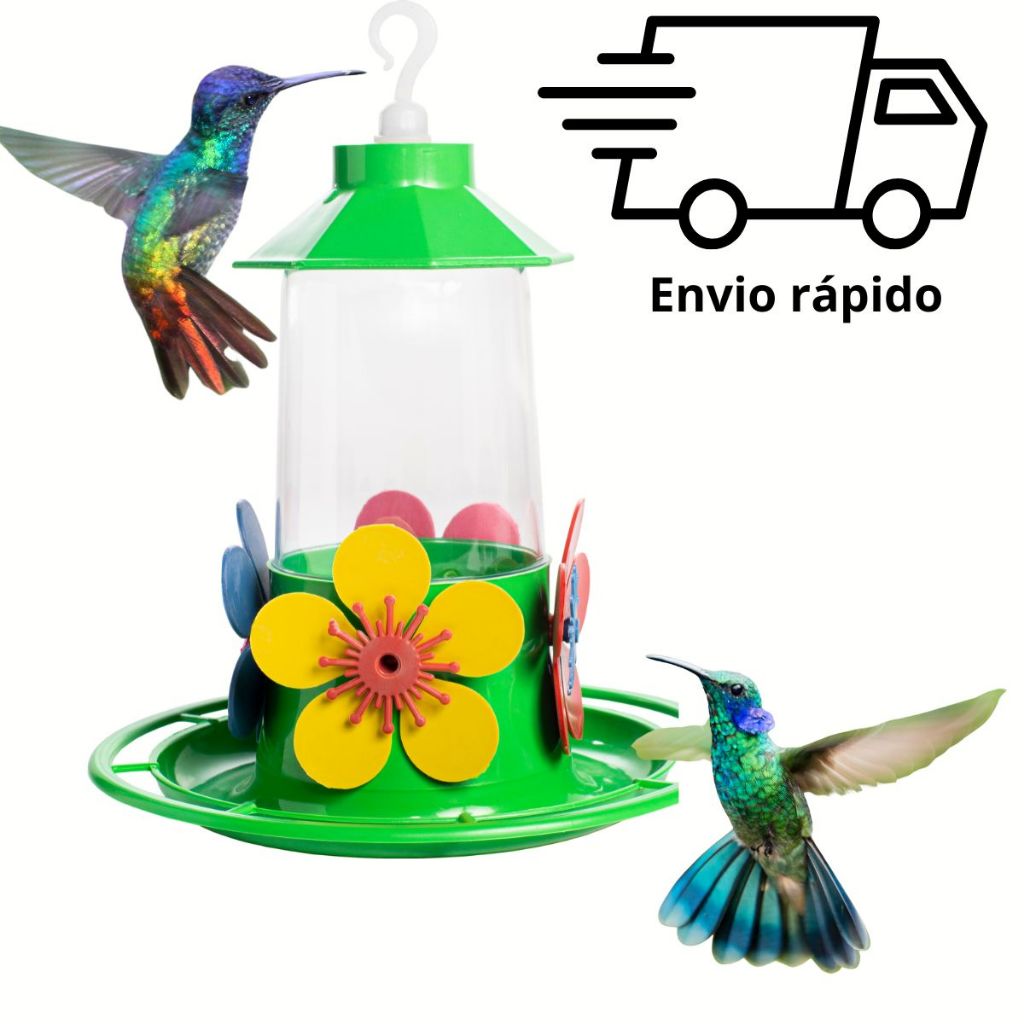 Bebedouro Beija-flor Super luxo c/poleiro Primavera Para Passáros em Oferta na Shopee