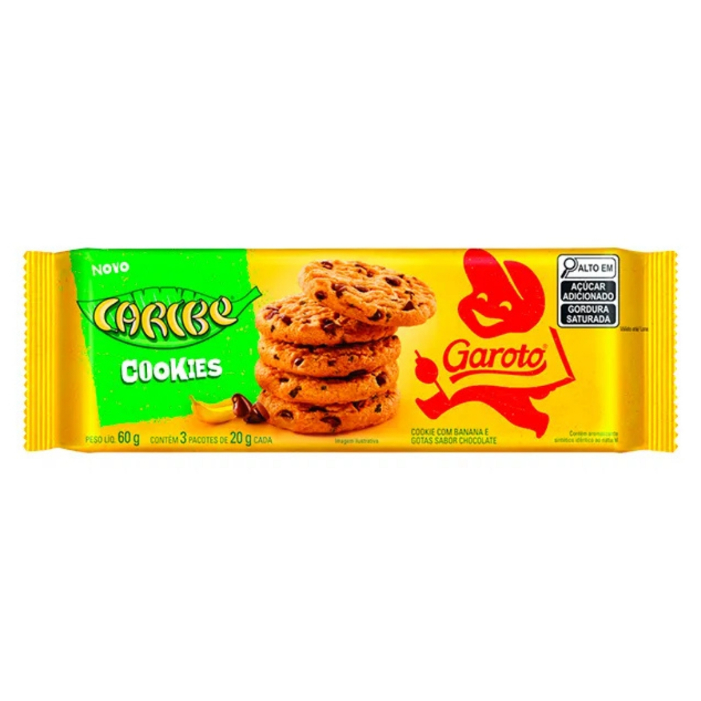 Cookies Caribe 60g Garoto em Oferta na Shopee