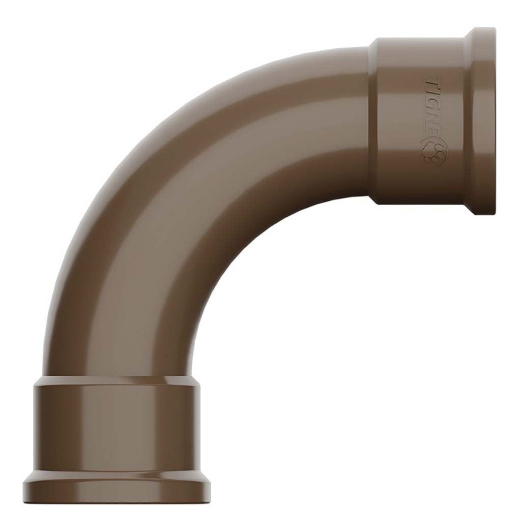 Curva PVC 90º Soldável 40mm Tigre em Oferta na Shopee