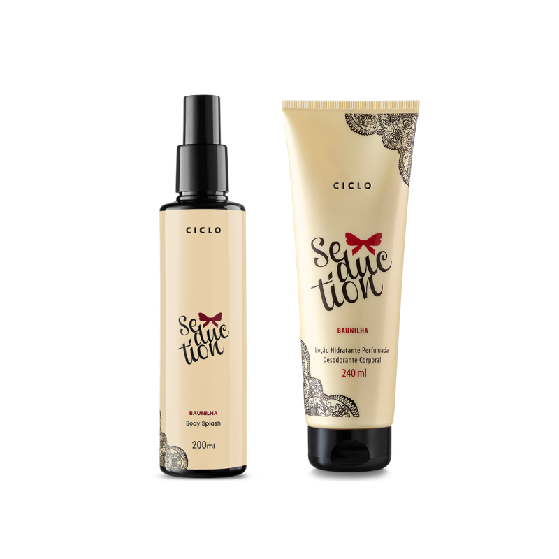 Kit Ciclo Seduction - Body Splash 200ml + Hidratante 240ml