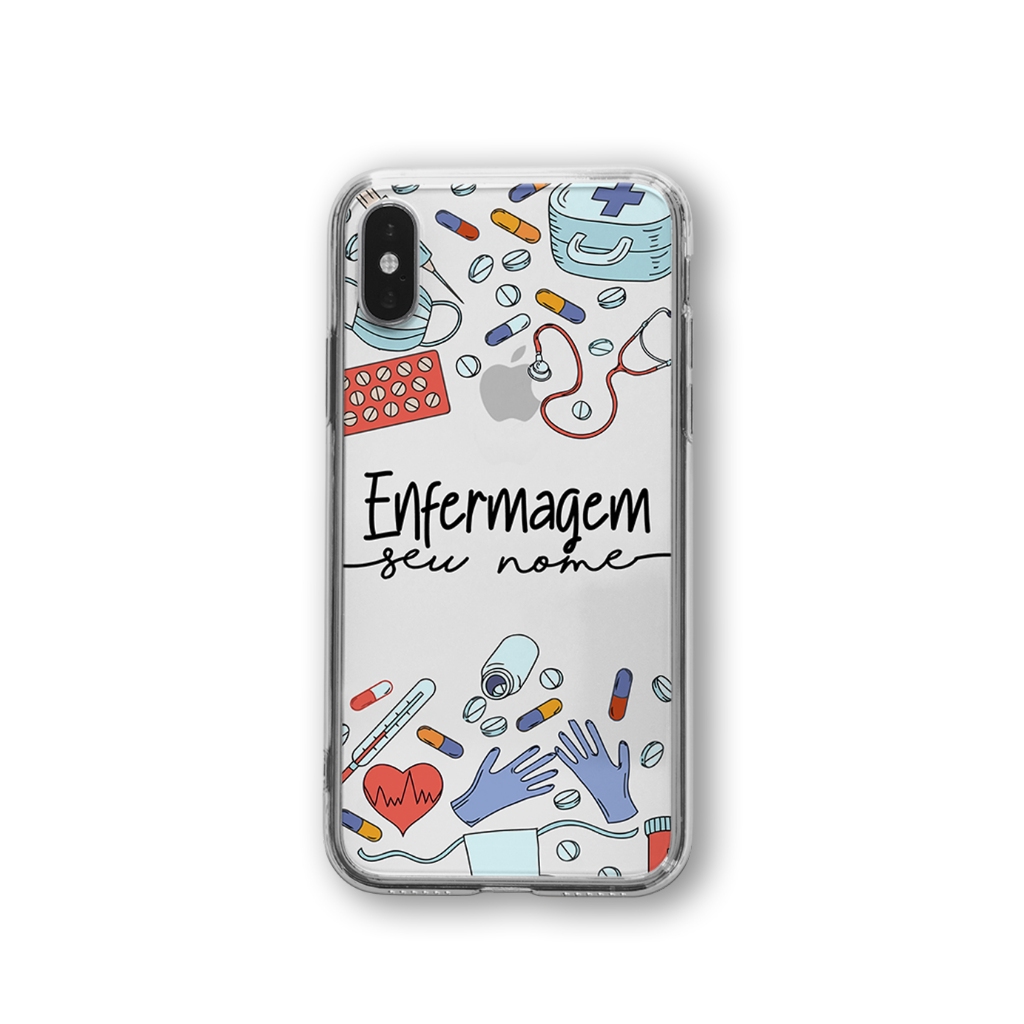 Capinha Personalizada Profissão Enfermagem customizada com o seu nome