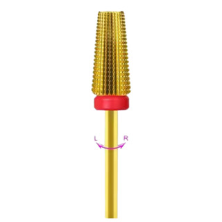 Broca de Tungstênio Profissional Cônica Dourada Para Remoção do Gel Acabamento Nivelamento da Unha de Gel Nail Art em Oferta na Shopee