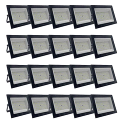 Kit 20 Refletores Led Elgin 100w Branco Frio 6500K Bivolt Econômico
