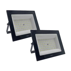 Kit 2 Refletores Led Elgin 100w Branco Frio 6500K Bivolt Econômico