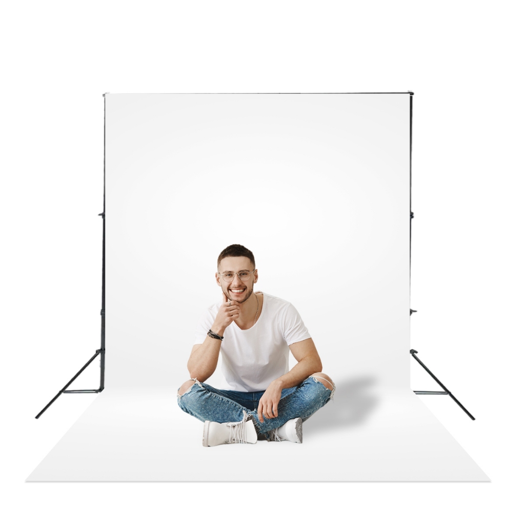Fundo Fotográfico Infinito Chroma Key Tecido Branco 1,80x3,0m