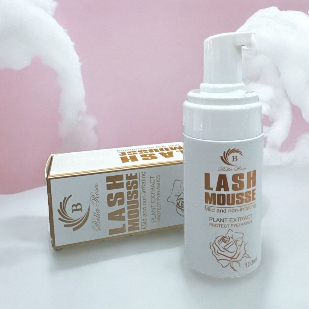 Espuma De Limpeza Bella Rosa Para Cílios Higienizador Pump 100ml em Oferta na Shopee