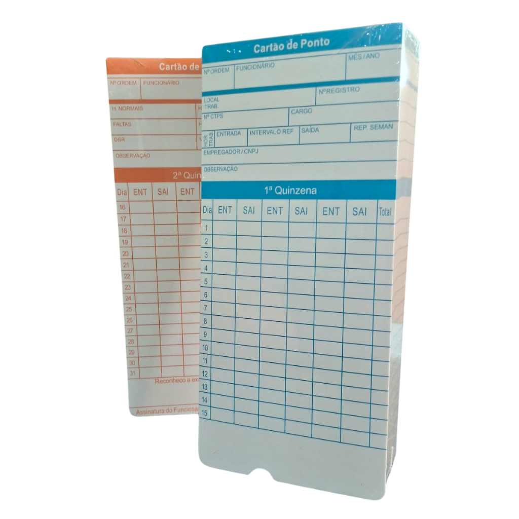 Cartão De Ponto Henry Vega Unimax P10 (100 Unid)