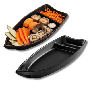 Barca Sushi Sashimi Melamina 400Ml - Oriental Japonês em Oferta na Shopee