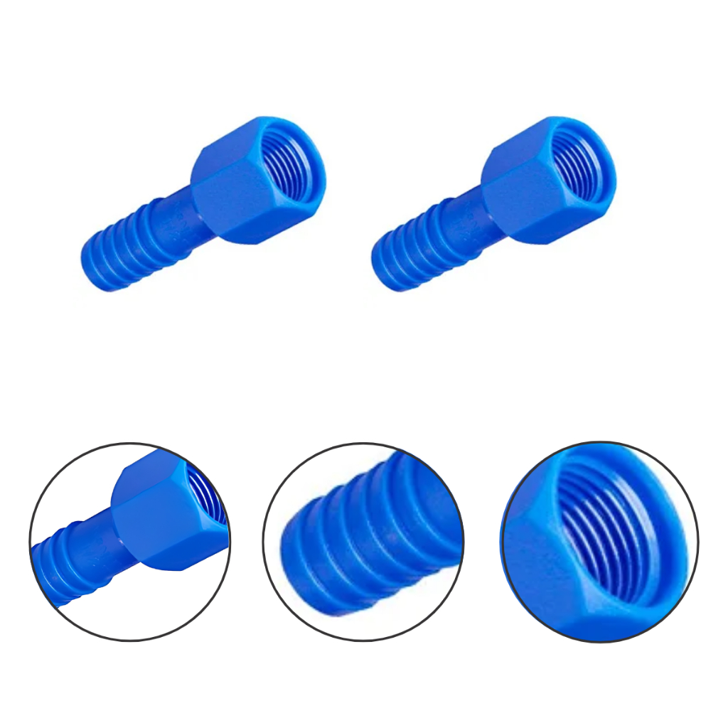 Adaptador 2 Unidades Rosca Interna Para Mangueira Polietileno de 1/2``