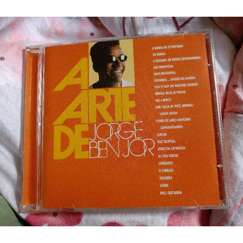a arte de Jorge Benjor cd usado