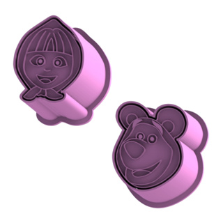 Ejetor e modelador de Docinhos e Doces Masha e o Urso em Oferta na Shopee