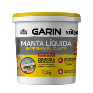Manta Líquida Premium Impermeável Cinza 1.2KG Garin em Oferta na Shopee