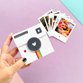 Caixinha para fotos - com mini fotos - presente personalizado e criativo