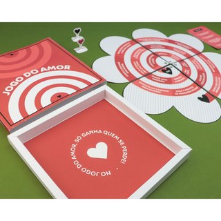 Jogo de tabuleiro Casal - Jogo do amor - Dia dos namorados