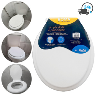 Tampa De Vaso Assento Sanitário Tampa Para Vaso Oval Universal Resistente em Oferta na Shopee