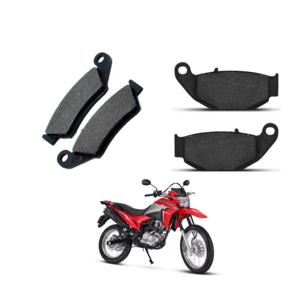 Kit Pastilhas De Freio Dianteiro e Traseiro Nxr 160 Bros Com ou Sem Cbs em Oferta na Shopee