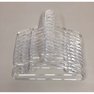 Cabides de Acrílico kit 12 unidades Transparente Adulto Expositor Para Roupas