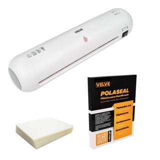 Plastificadora Laminadora Poliseladora A4 PLA41 + 100 Polaseal A4 em Oferta na Shopee