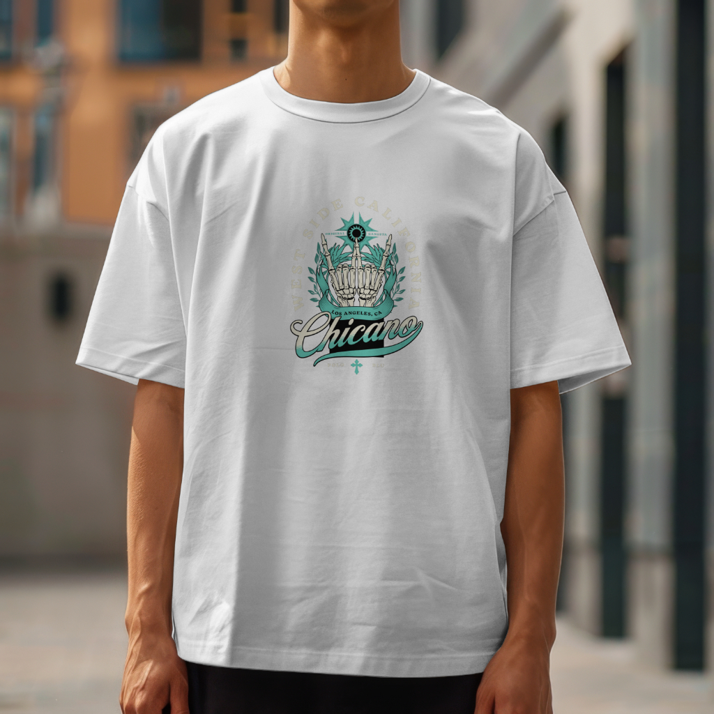 Camiseta Masculina Casual Moderna Polo Blu Chicano do P ao G1