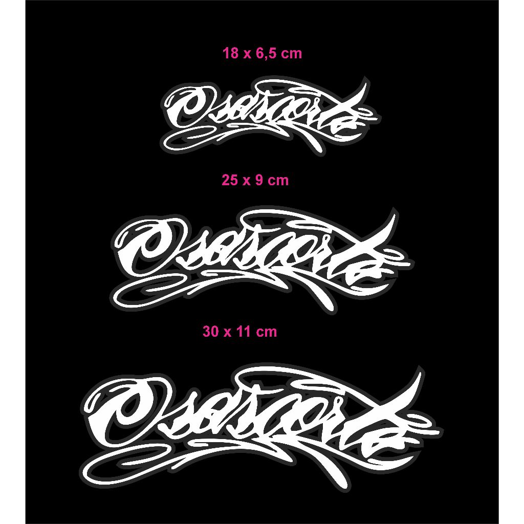 Adesivo Osascorte Para Viseira Capacete Moto Tanque Carro Caminhão em Oferta na Shopee