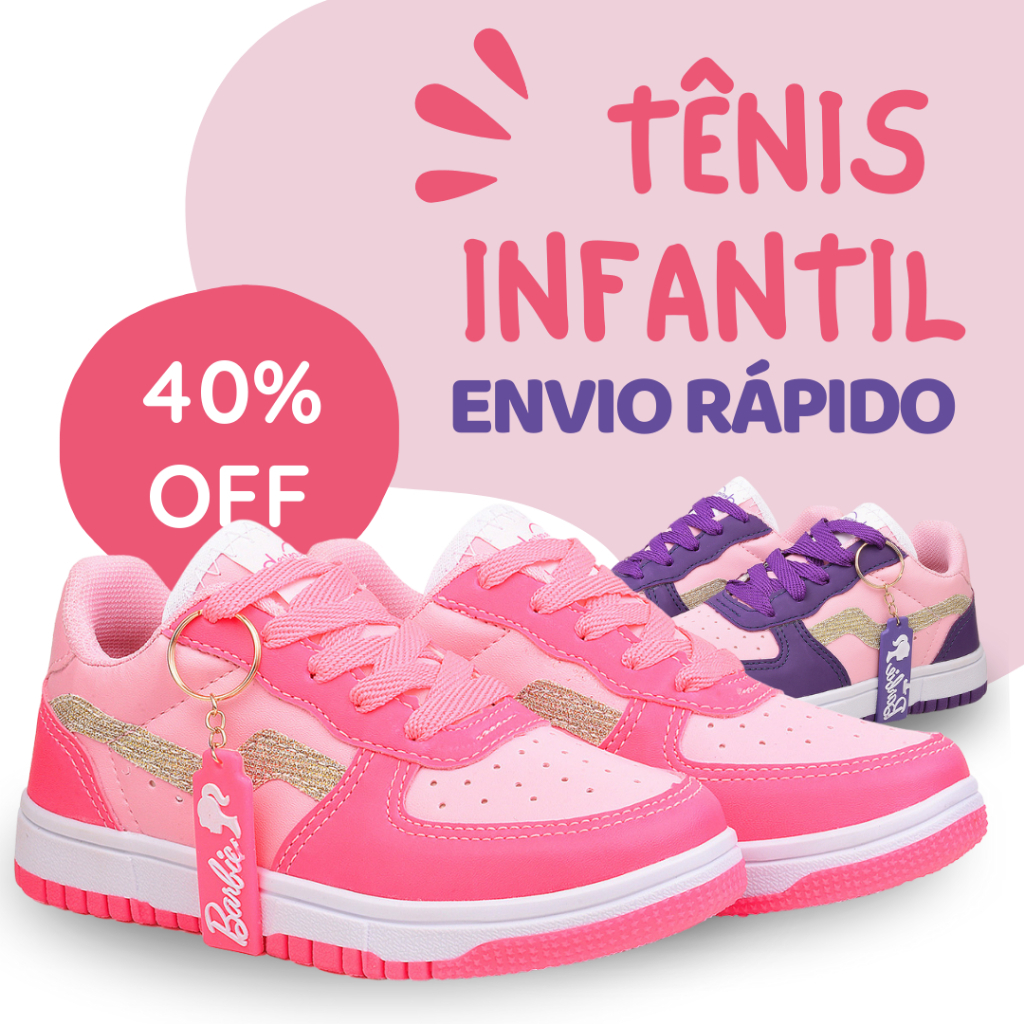 Tênis Infantil 26 ao 33  Bebe e infantil Escolar Casual para Estilo e Conforto em Qualquer...
