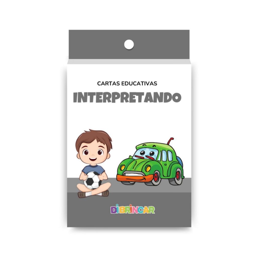 Interpretando Cartas educativas leitura interpretação de texto Dibrincar em Oferta na Shopee