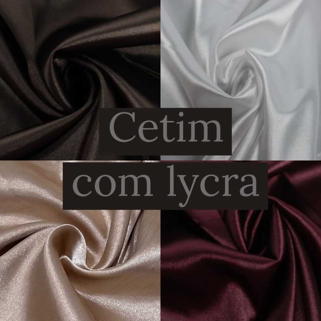 2 METROS TECIDO CETIM COM LYCRA (2M X1,50M)