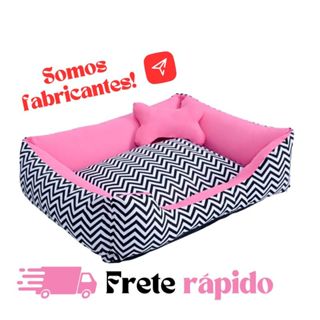 Cama Pet DOG SILICONIZADA Caminha Cachorro Médio LUXO Fundo Impermeável + Ossinho ou travesseirinho em Oferta na Shopee