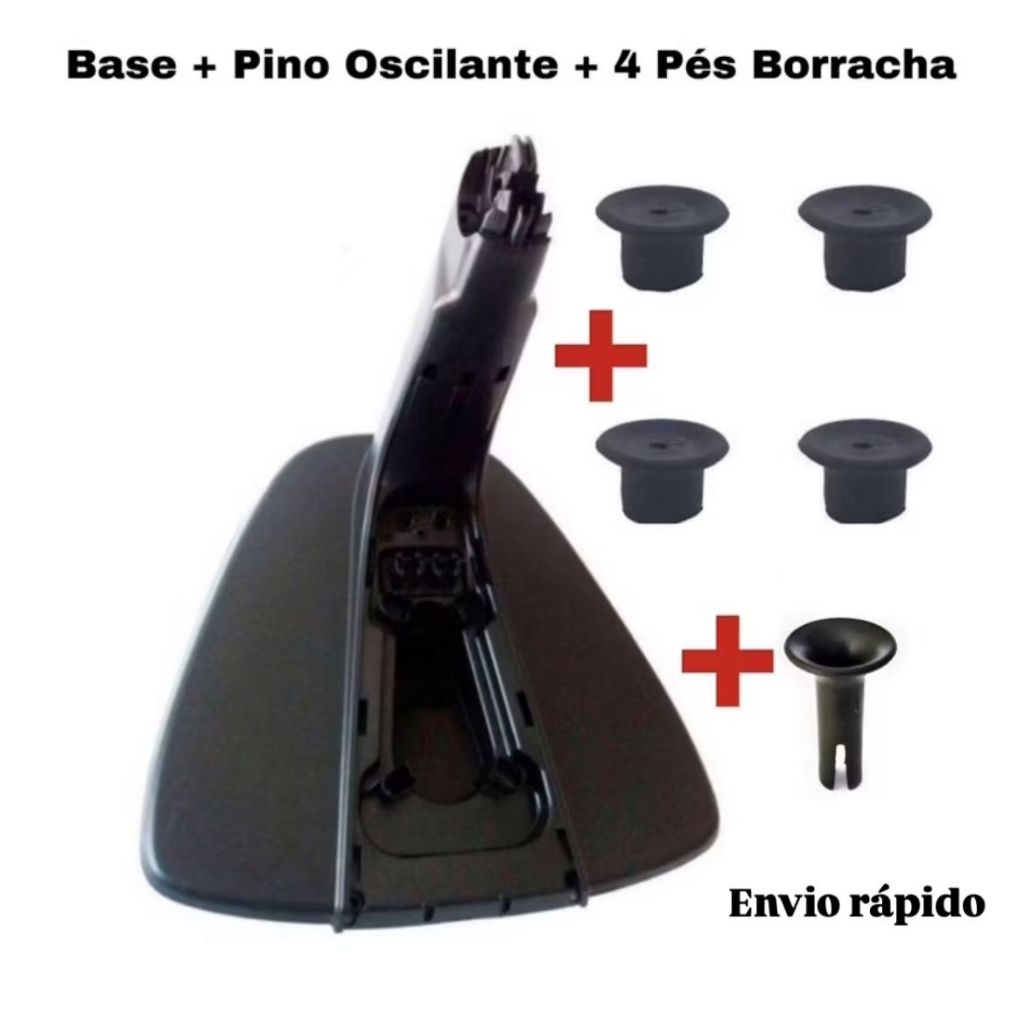 Base Para Ventilador Arno 40cm Original Com Pino e Borrachas Antiderrapantes Peças Originais Silence Force Ultra Silence