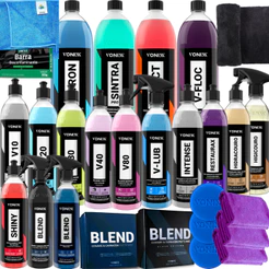 Kit Produtos Automotivos Limpeza Profissional Premium Original Vonixx