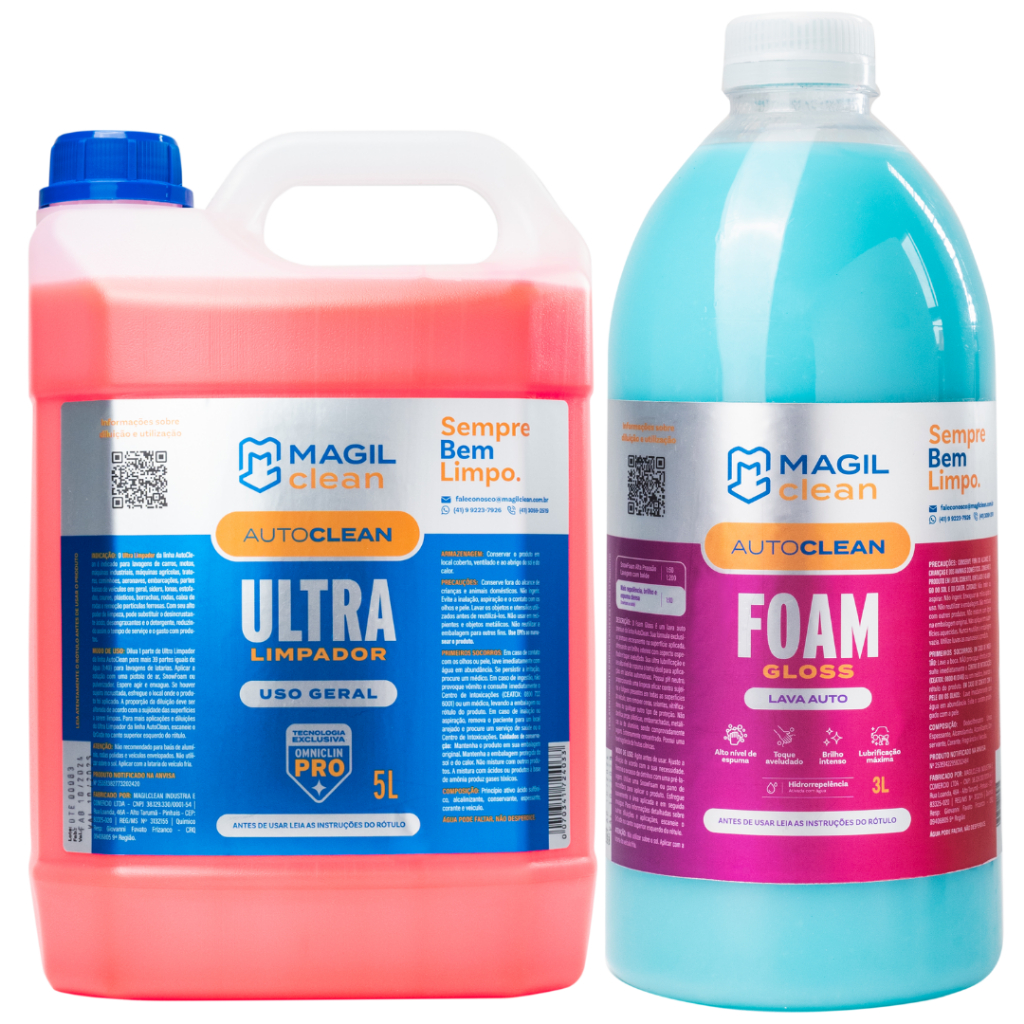 Kit Autoclean 5L + Foam Gloss 3L Magil Clean