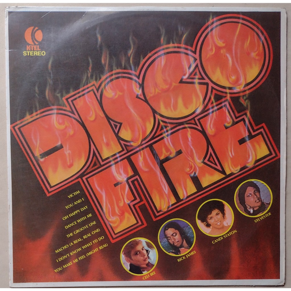 LP DISCO FIRE 1978 RICK JAMES ROBERTA KELLY SYLVESTER SWEET CREAM VINIL