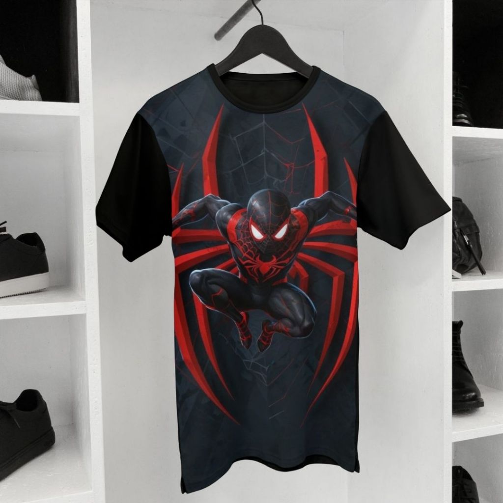 Camiseta Personalizada Estampada Personagens H. Aranha Adulto Infantil Unissex DryFit