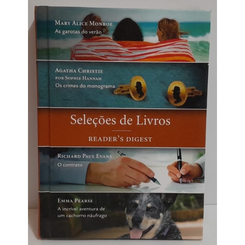 Livro Seleções Reader's Digest 4 em 1 Agatha Christie Capa Dura 560 Paginas - 2018