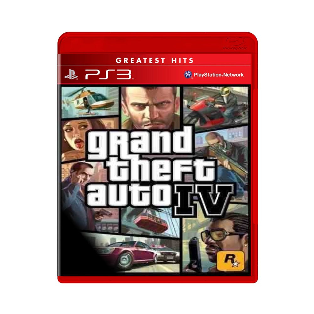 gta 4 ( com mapa ) fisico disco