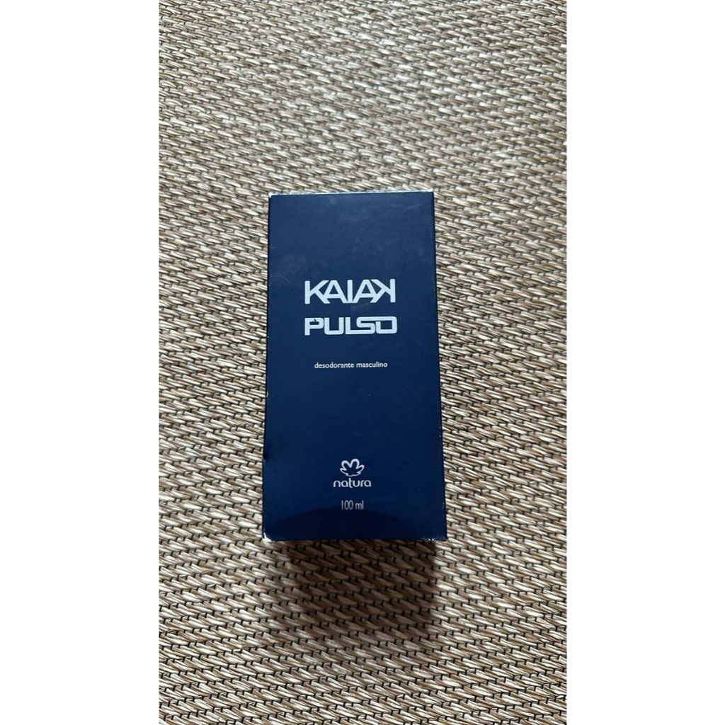 caixa vazia do desodorante masculino laila pulso natura 100 ml (bazar - brechó - desapego)
