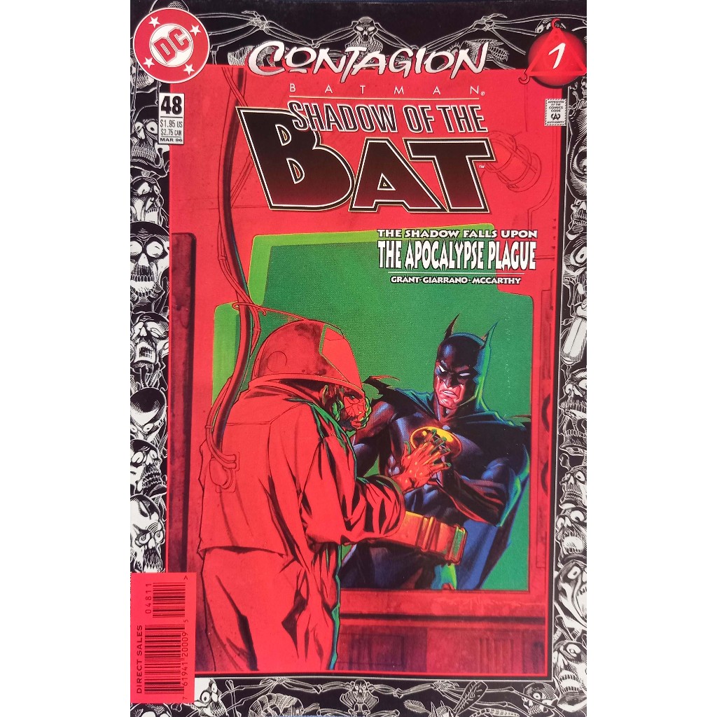 HQ DC Batman Shadow of the Bat 48 - The Apocalypse Plague - Importado - DC Comics 1996