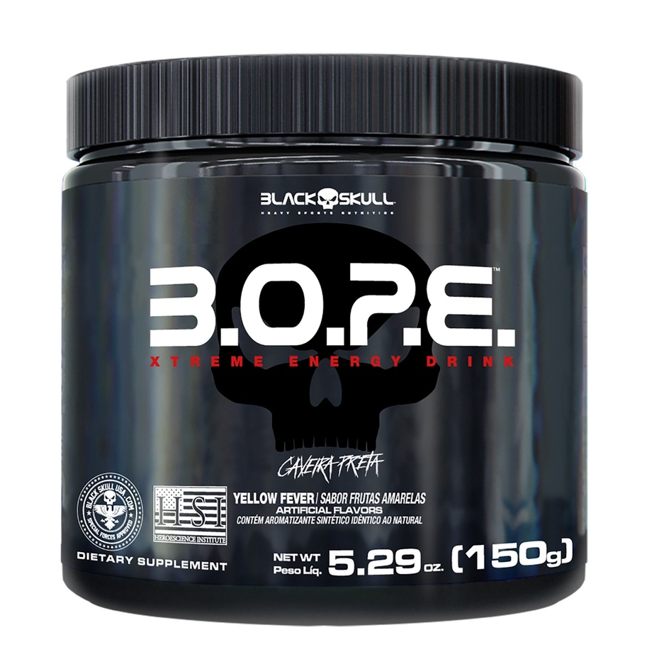 Pré Treino Bope 150g Blackskull em Oferta na Shopee