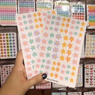 Kit 2 Cartelas de Adesivos Miau Flores Candy Kawaii em Oferta na Shopee