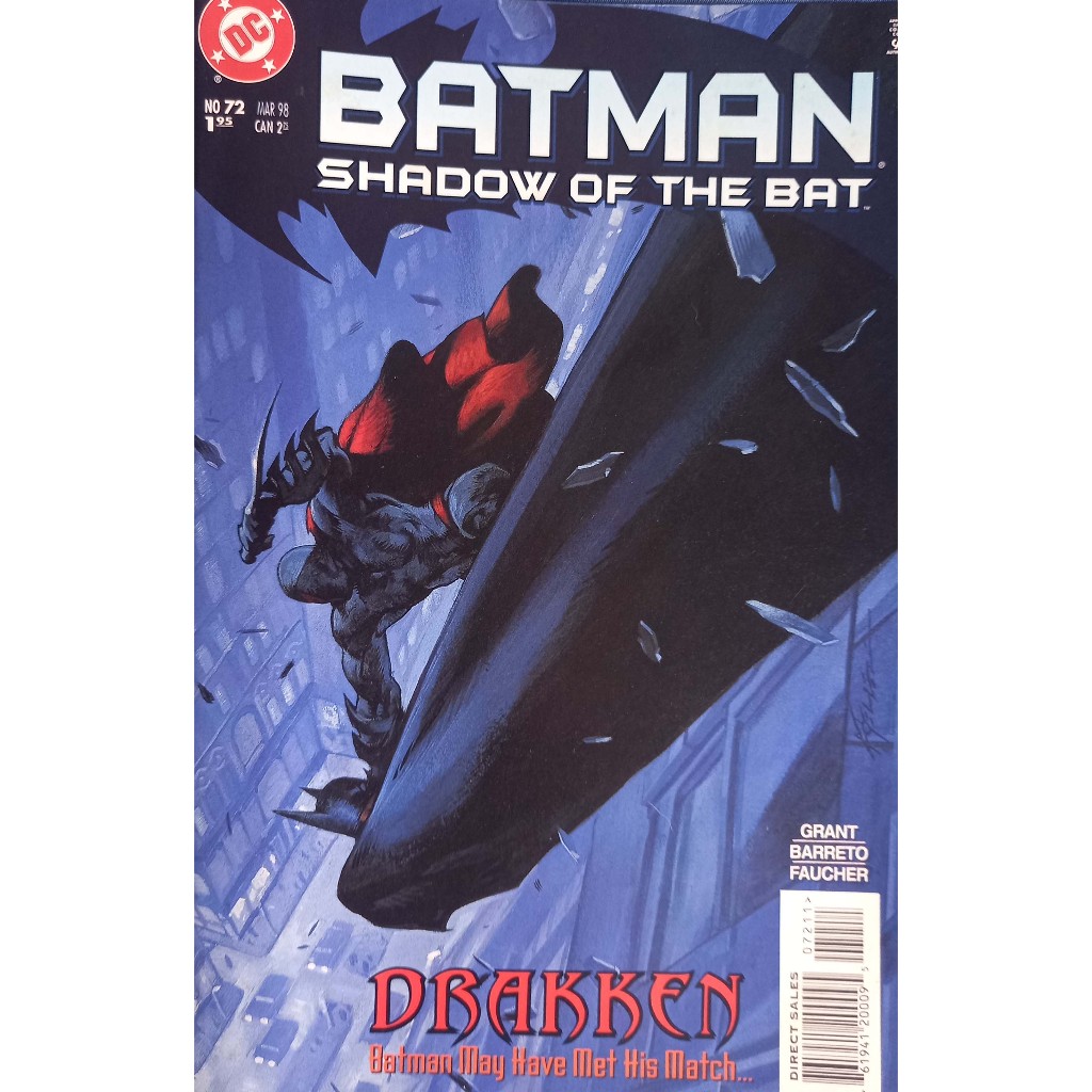 HQ DC Batman Shadow of the Bat 72 - Drakken - Importado - DC Comics 1998