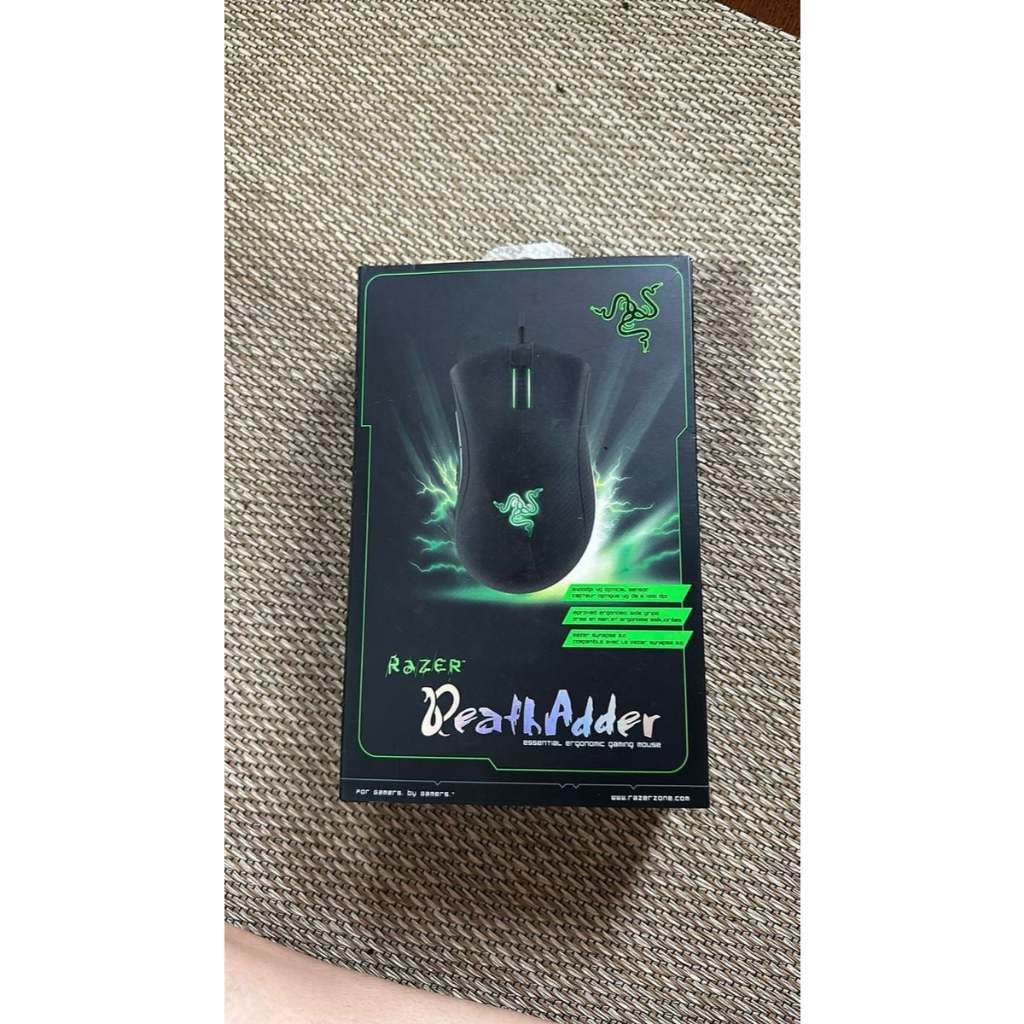 caixa vazia original do mouse razer  - condição do produto: usado (bazar - brechó - desapego)