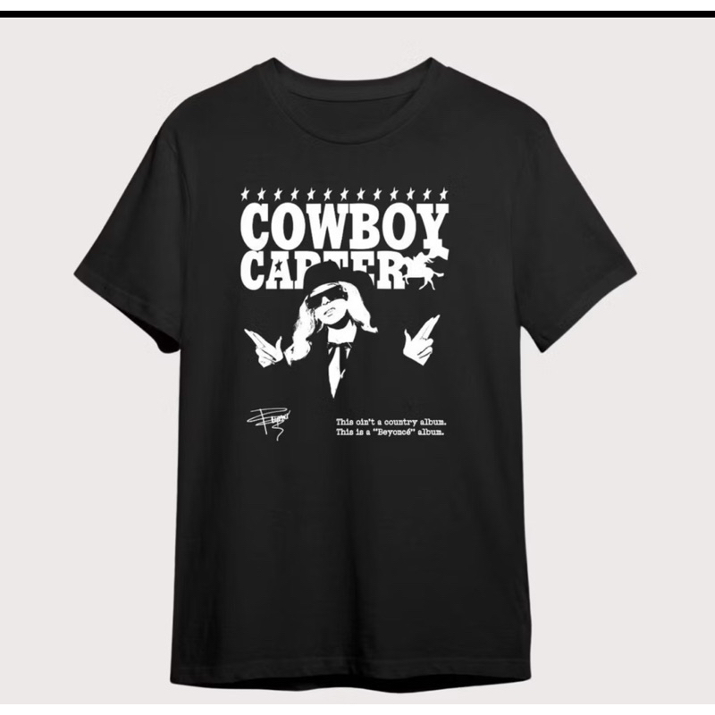 Camiseta Cowboy Carter Album Musica Beyoncé Cantora Diva Pop