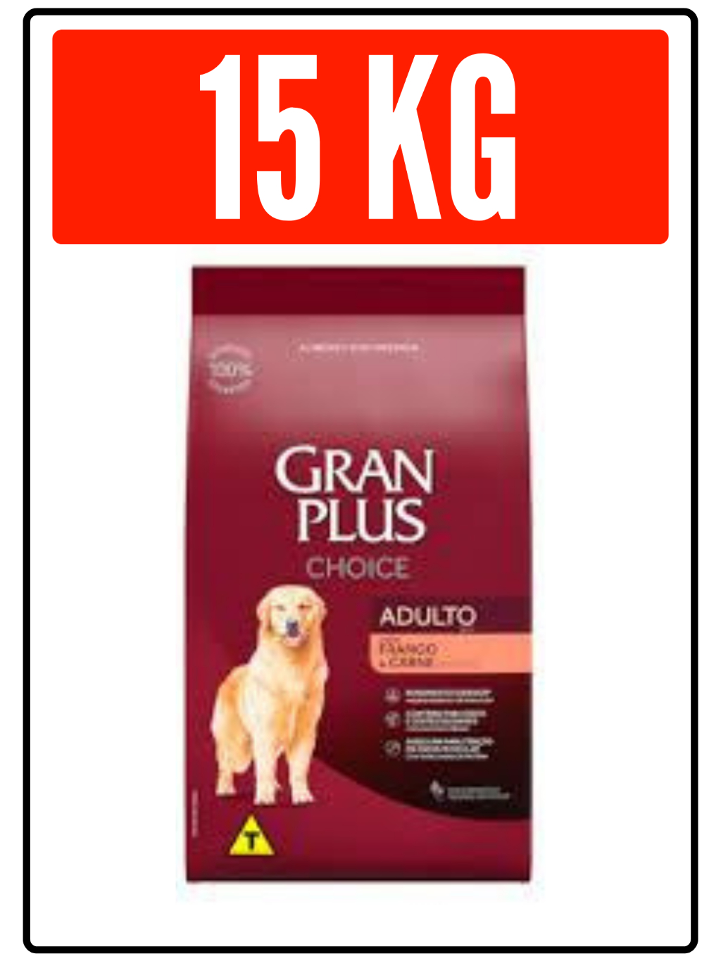 Ração GranPlus Choice Carne e Frango 15kg em Oferta na Shopee