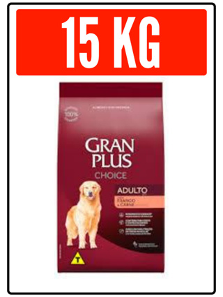 Ração GranPlus Choice Carne e Frango 15kg em Oferta na Shopee