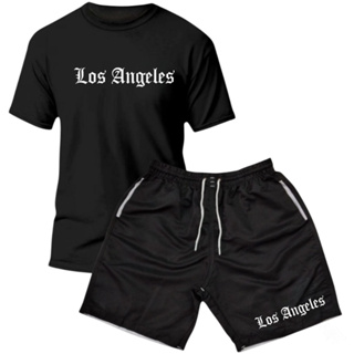 Kit Camisa Masculina + Short Masculino Moda Praia Lançamento em Oferta na Shopee