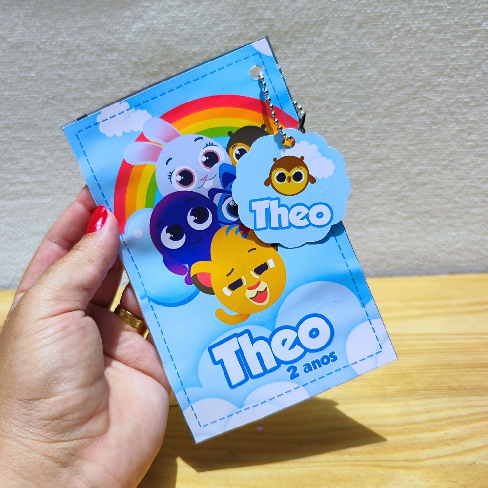 Saco Ziplock Personalizado Bolofofos Meninos | Lembrancinha Bolofofos Meninos | Aniversário Bolofofos Meninos