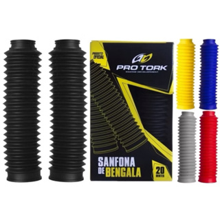 Sanfona de Bengala o par 20 Dentes compatíveis com DT 180 XTZ 125 Crosser 150 NXR Bros 125 / 150 e 160 marca Pro Tork em Oferta na Shopee